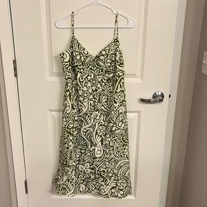 Ann Taylor Silk Midi Dress size 8